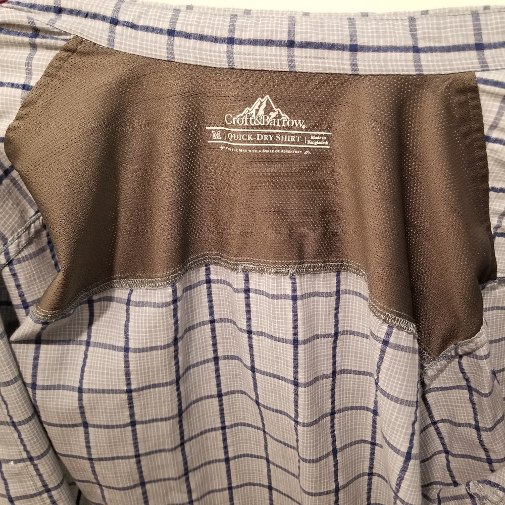 (SOLD!)Croft & Barrow Checked Short Sleeve Button-up - Picture 3 of 5
